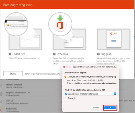 Ladda ner och installera Microsoft 365 – Manual.